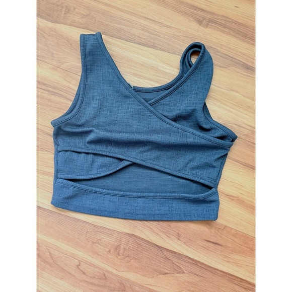 Roxy Women's L Space Blue Tank Top Sleeveless Casual Basic - Picture 3 of 4